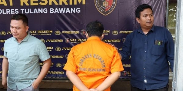 Tekab 308 Presisi Polres Tulang Bawang Tangkap Pembunuh Sadis di Gedung Meneng