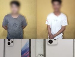 Polisi Tangkap Dua Pemuda Spesialis Jambret Hand Phone Di Bandar Lampung