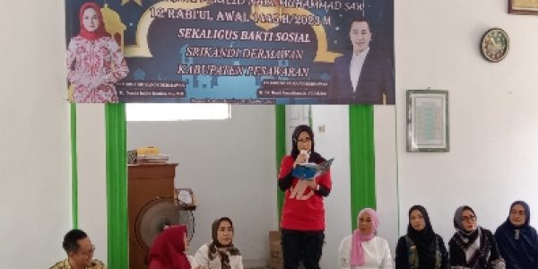 Srikandi Dermawan Pesawaran Gelar Maulid Nabi Muhammad Saw