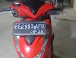 Kurang Dari 5 Jam, Polisi Di Bandar Lampung Berhasil Ringkus Pelaku Curanmor Asal Lampung Timur