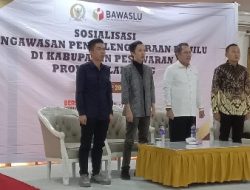 Bawaslu Pesawaran Bersama Komisi II DPR RI Melakukan Sosialisasi Pengawasan Penyelenggaraan Pemilu 2024