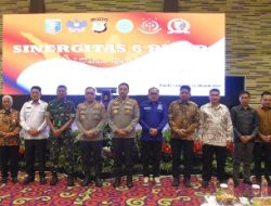 Jelang Pemilu 2024 Polda Lampung Bersama Forkopimda Gelar Apel Sinergitas 6 Pilar Se Provinsi Lampung