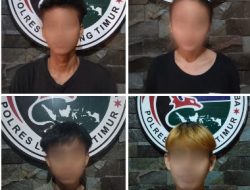 Edarkan Obat Terlarang, 4 Pria Diciduk Polres Lampung Timur