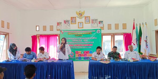 Desa Tanjung Beringin Lampung Utara Gelar Musrenbang 2023
