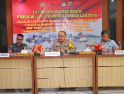 Polresta Bandar Lampung Gelar Lat Pra Ops Mantab Brata Krakatau 2023-2024