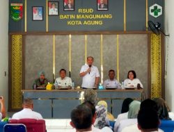 Pj Bupati  Mulyadi Irsan Silaturahmi Bersama Jajaran RSUD Batin Mangunang Kota Agung