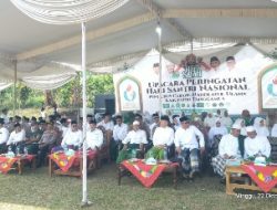 Mulyadi Irsan  Hadiri Peringatan Hari Santri Nasional  di Lapangan Margodadi Sumberejo