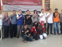 Polres Pesawaran Bersama Diskominfo dan Pers Gelar Diskusi Terkait Pemilu