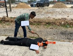 Polisi Gelar Rekonstruksi Kasus Tawuran Yang Tewaskan Pelajar di Bandar Lampung