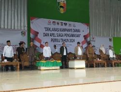 Deklarasi Kampanye Damai dan Apel Pengawasan Pemilu Tahun 2024  Kabupaten Tanggamus