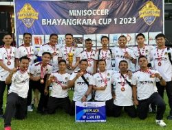 Mini Soccer Bhayangkara Cup I 2023, Resta Balam United Sabet Juara 3