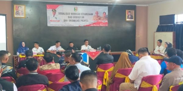 Kesbangpol Tanggamus Sosialisasi Wawasan Kebangsaan Bagi Ormas, LSM Dan Organisasi Profesi Pendukung Pemilu
