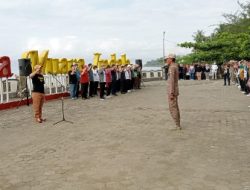 Pemkab Tanggamus Lakukan Bersih-bersih Pantai Dan Menanam Pohon