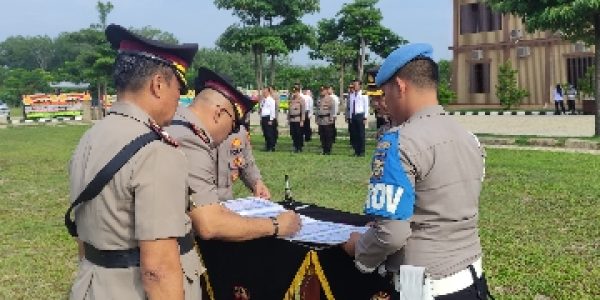 Kapolres Tubaba Pimpin Sertijab Kapolsek,Kasat  dan Kabag