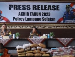 Kerja Keras Polres Lampung Selatan  tahun 2023, 1.450.363 Jiwa Diselamatkan dari Bahaya Narkoba