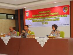Polresta Bandar Lampung Gelar Sosialisasi Dipa dan Penandatanganan Pakta Integritas