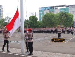 Polresta Bandar Lampung Gelar Upacara Hari Kesadaran Nasional