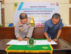 Perkuat Sinergitas, Polresta Bandar Lampung dan Pengadilan Agama Tanjung Karang Teken MoU