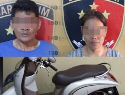 Kompak Curi Motor Milik Adik Kandung, Pasutri Di Bandar Lampung Diringkus Polisi