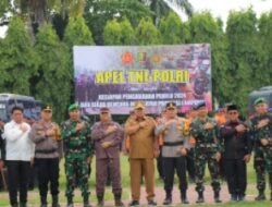 Apel TNI Polri dalam rangka kesiapan pemilu 2024 dan siaga bencana