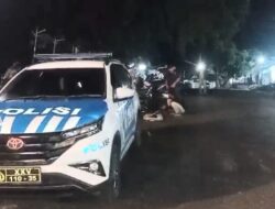 Dipimpin Kabag Ops, Razia Polres Tanggamus Amankan 5 Motor Knalpot Brong di Kota Agung