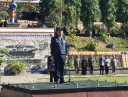 PJ Bupati Tanggamus Hadiri Apel Siaga Patroli Pengawasan Masa Tenang Pada Pemilu Tahun 2024