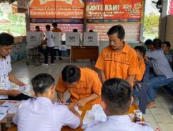 Polres Lampung Timur Kawal Langsung  Tahanan Polres Pencoblosan di Rutan Sukadana