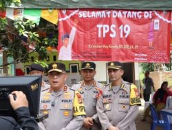 Kapolda Lampung : Berkat Kerjasama Semua Pihak, Pemungutan Suara Ulang di 6 TPS Berjalan Aman dan Kondusif