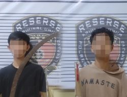 Bawa Pedang dan Celurit Dua Remaja Diamankan Polresta Bandar Lampung