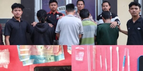 Komplotan Pelaku Tindak Pidana Narkoba Ditangkap Polisi di Talang Padang