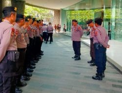 Polda Lampung Amankan Rapat Pleno Tingkat Provinsi