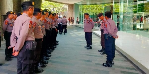 Polda Lampung Amankan Rapat Pleno Tingkat Provinsi