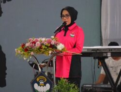 Meriahkan HUT ke 44, Yayasan Kemala Bhayangkari Gelar Gerak Jalan Hingga Bazar
