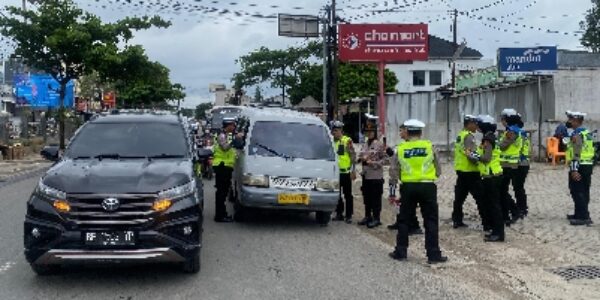 Banyaknya Pelanggar Lalu Lintas, Ditlantas Polda Lampung Lakukan Penertiban Dan Pengaturan Lalin