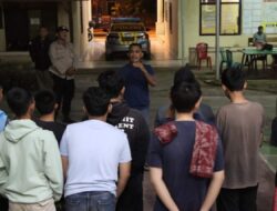 Polsek Kota Agung Bersama Koramil Amankan Remaja Terindikasi Terlibat Aksi Perang Sarung
