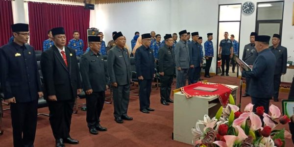 Pj. Bupati Tanggamus Lantik 8 Pejabat Pimpinan Tinggi Pratama