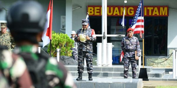 Prajurit Yonif 9 Marinir Mengikuti Pembukaan Latma Carat 2024