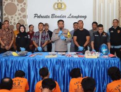 Ops Sikat Krakatau 2024, Polresta Bandar Lampung Ungkap 52 Kasus dan Tangkap 50 Tersangka