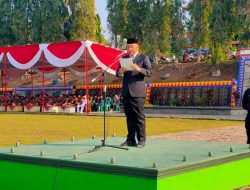 PJ Bupati Tanggamus Mulyadi Irsan Menjadi Inspektur Upacara Pada Peringatan Harkitnas  Ke-116