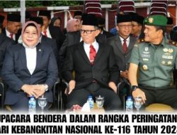 Sekwan Bersama Komisi V DPRD Provinsi Lampung Hadiri Upacara Harkitnas