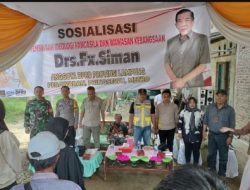 Anggota DPRD Lampung Sosialisasi PIP di Desa Begelen Gedong Tataan