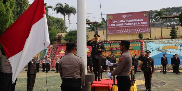 Polres Tanggamus Gelar Upacara Peringatan Hari Lahir Pancasila 2024