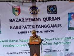 Pemkab Tanggamus Bersama Asponak Gelar Bazaar Hewan Qurban Kabupaten Tanggamus Tahun 2024 M / 1445 H
