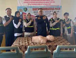 Biddokes Polda Lampung Latih Sopir Melakukan Pertolongan Gawat Darurat Di Jalan