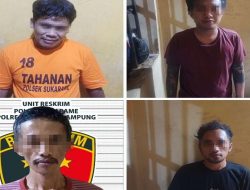 Sita 15,46 Gram Sabu, Polsek Sukarame Tangkap Seorang Bandar Narkoba dan 3 Pengedar