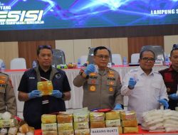 4 Jaringan Besar Narkoba Diungkap Polda Lampung
