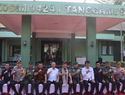 Pj. Bupati Mulyadi Irsan Sambut Kunjungan Kerja Danrem 043/Gatam ke Kodim 0424 Tanggamus