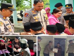 Polres Tanggamus Berikan Bantuan Sosial Sambut Hari Bhayangkara ke 78 Tahun 2024