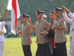 156 Siswa Ditukba SPN Kemiling Dilantik Menyandang Pangkat Brigadir Dua Polisi (Bripda)