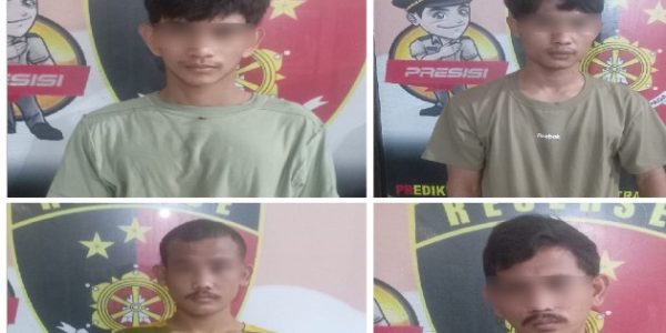Gasak 5 Karung Biji Kopi Senilai 30 juta, Kawanan Bajing Loncat di Bandar Lampung Ditangkap Polisi